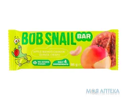Равлик Боб (Bob Snail) Батончик яблуко, манго, кеш`ю, кріспи кіноа 35 г