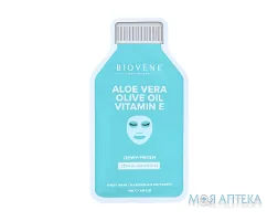 Біовен (Biovene) Маска для обличчя тканинна алое та вітаміном Е 25 мл