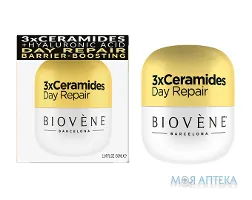 Біовен (Biovene) Крем для обличчя з керамідами відновлюючий та зволожуючий денний 50 мл
