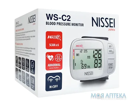 Тонометр Nissei (Ніссей) WS-C2 автоматичний на зап`ясток