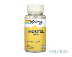 Solaray (Соларей) Інозитол веганські капсули 500 мг №100
