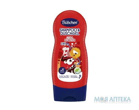 Bubchen (Бюбхен) Шампунь-гель Кола монстр 230 мл