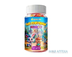 желейки Fruitty Zoo Мультивитамин пастилки д/девочек №60 Табула Вита