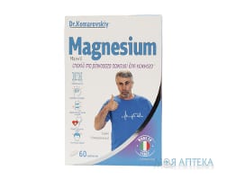 Магний DR.KOMAROVSKIY (Др.Комаровский) таблетки дополнительный источник магния, который может способствовать уменьшению усталости и утомляемости 60 шт