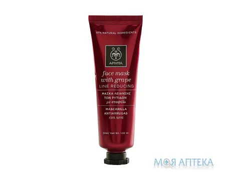 Apivita (Апівіта) Маска для обличчя з виноградом Зменшення зморшок 50 мл