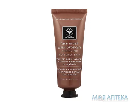 Apivita (Апівіта) Маска для обличчя з прополісом для жирної шкіри Очищення 50 мл