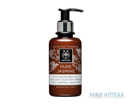 Apivita Pure Jasmine (Апівіта Чистий Жасмин) Зволожуюче Молочко Для Тіла 200 мл
