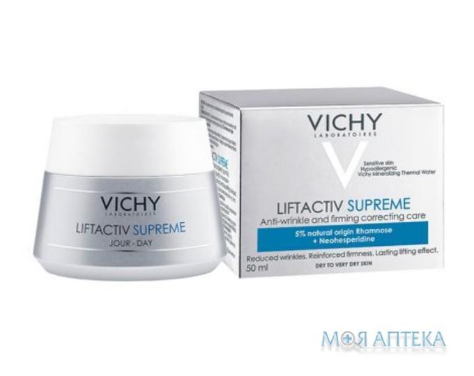Vichy Liftactiv Supreme (Виши Лифтактов Суприм)Коррекция морщин и упругость кожи Дневное средство для сухой кожи 50 мл