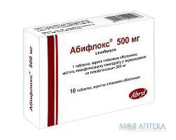 Абифлокс табл. п/о 500 мг №10 Aurobindo Pharma (Индия)