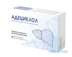 Адециклол пор. д/р-ну д/ін. 400 мг/5 мл фл. 5 мл, з розч. у амп. 5 мл №5