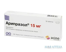 Арипразол табл. 15 мг блистер №30