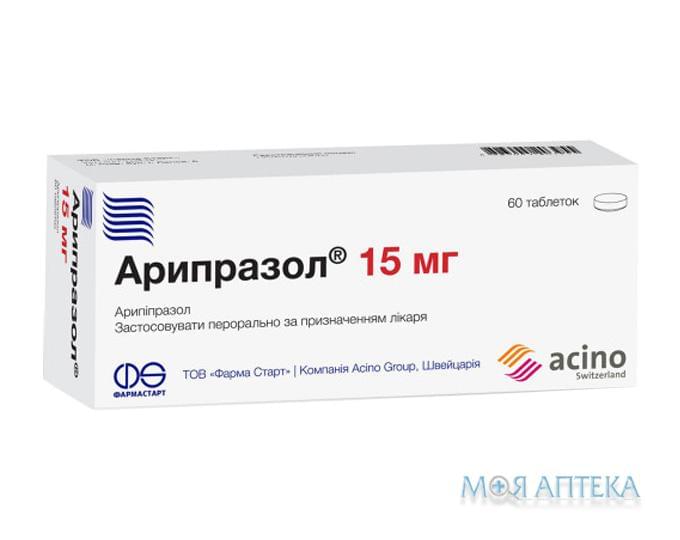 Арипразол табл. 15 мг блистер №60