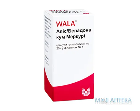 Апіс/Беладона Кум Меркурі гран. гомеопат. фл. 20 г №1