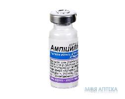 Ампіцилін порошок для р-ну д/ін. по 1 г №1 у флак.