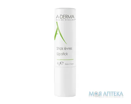 A-Derma (А-Дерма) Бальзам для губ з екстрактом вівса Реальба для відновлення та захисту шкіри 4 г
