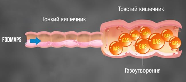 газоутворення від fodmap 